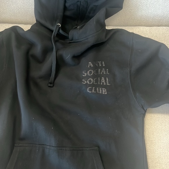 Anti Social Social Club Black Hoodie - Picture 3 of 7